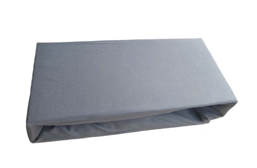 SENDIA pamut gumis lepedő 200x200 cm - Sötétszürke színben