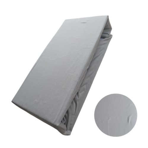 SENDIA pamut gumis lepedő 200x200 cm - Világosszürke